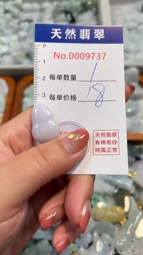 翡翠未镶嵌吊坠(不含链)9737