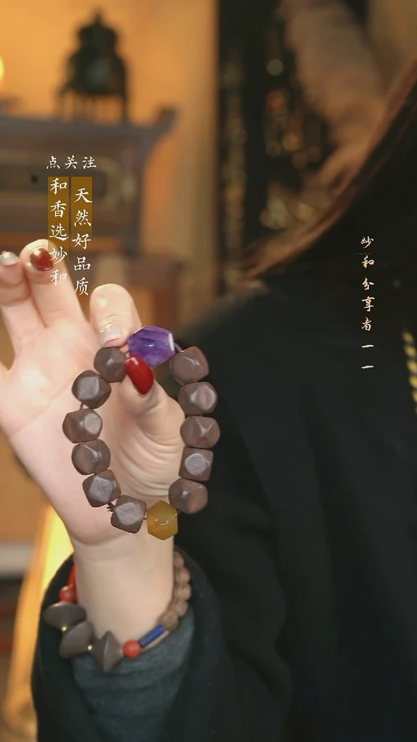 泥塑次第花开唐八棱单圈设计款手串1.6左右（12颗）