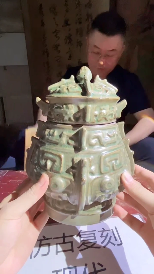 摆件景德镇陶瓷流水221