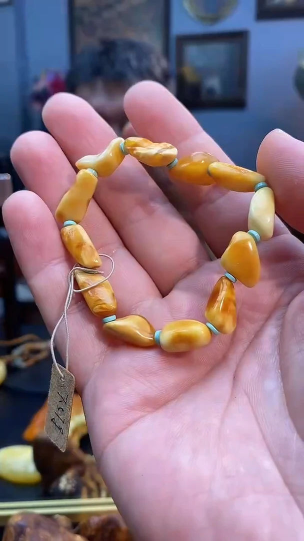 手串琥珀未镶嵌手串