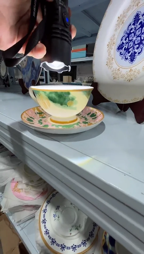 瓷片日用陶瓷（简装）咖啡杯1套