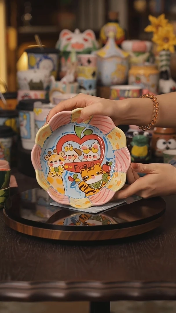 景德镇釉下彩绘设计师款式陶瓷