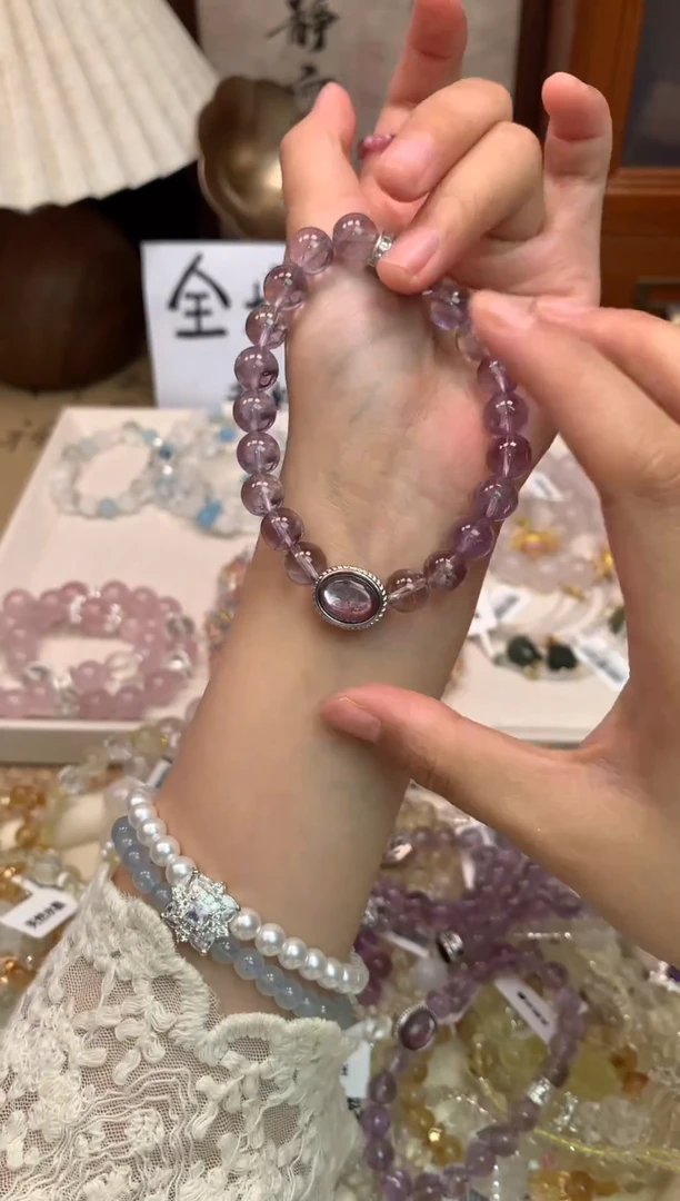 紫晶手链未镶嵌3975手串