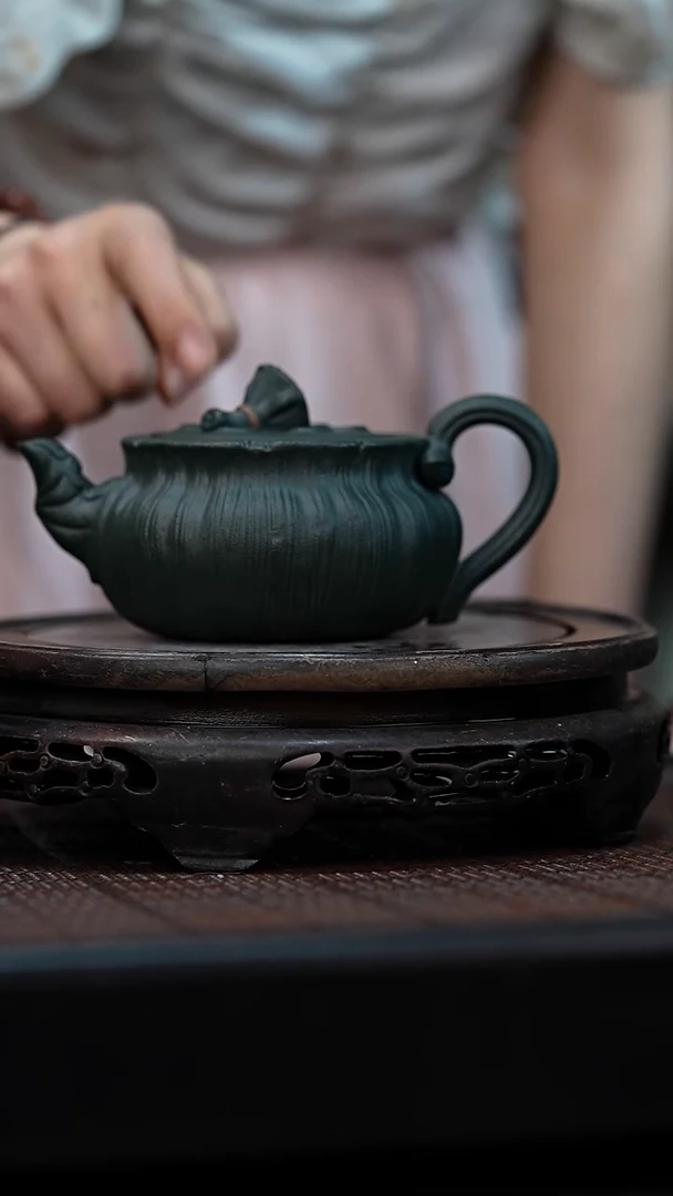 茶壶紫砂宜兴岁颐传砂原矿全手13