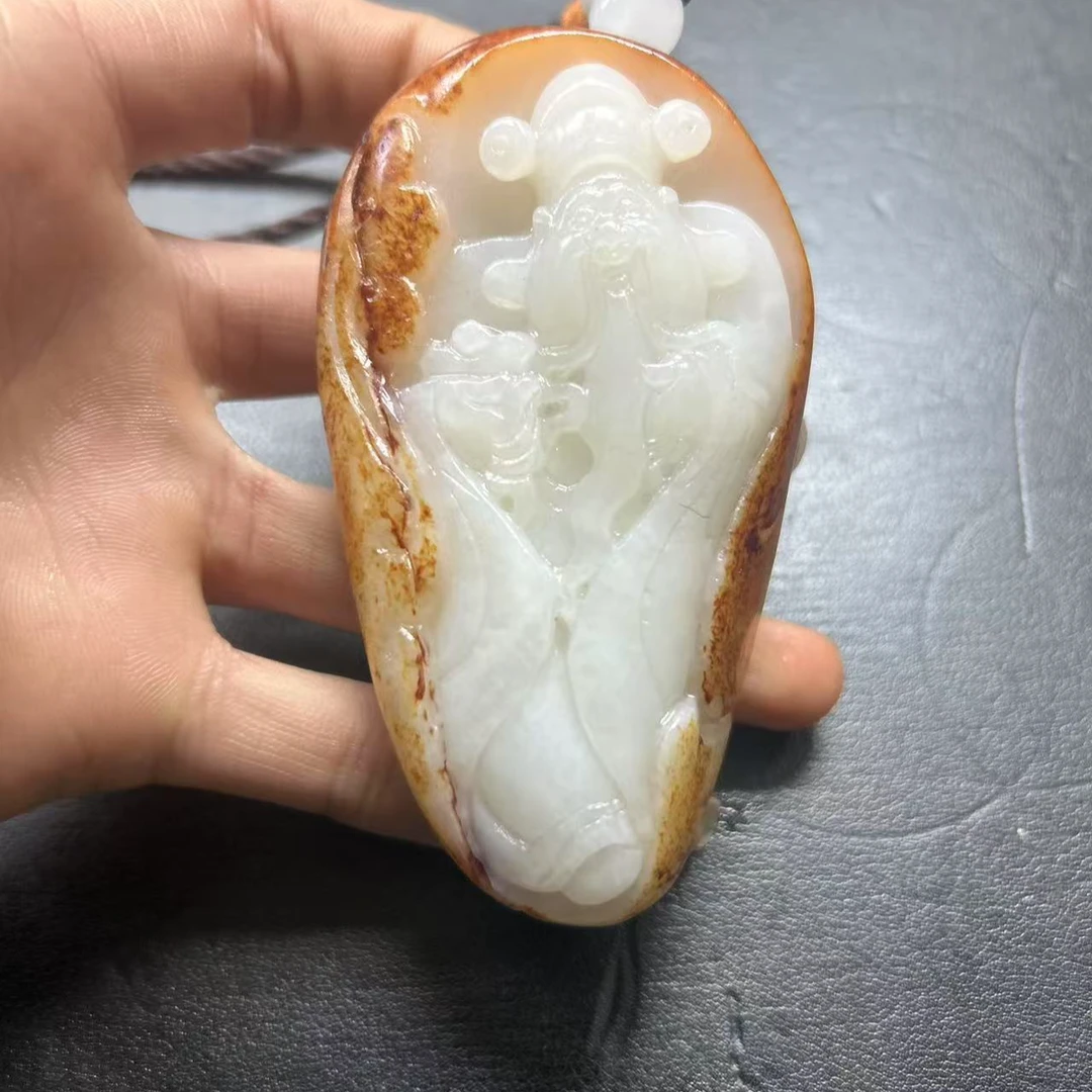 新疆和田玉财神把件