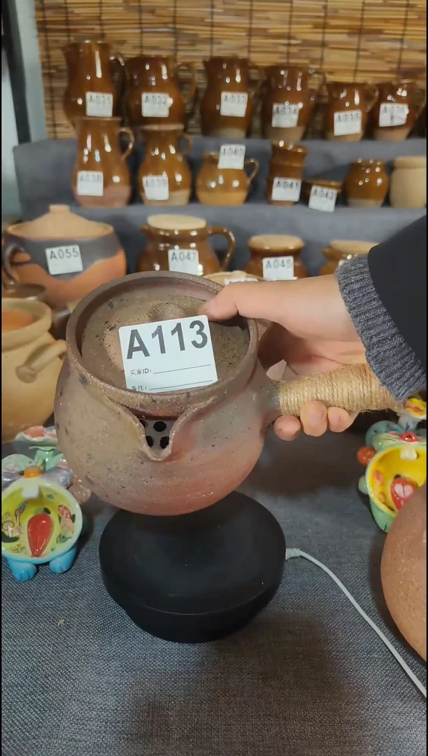 粗陶A113号1200毫升煮茶壶