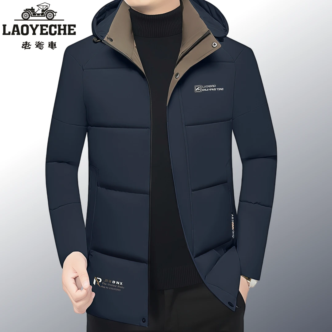 老爷车男装正品棉衣外套中年休闲冬季保暖棉服爸爸装8719-1新款