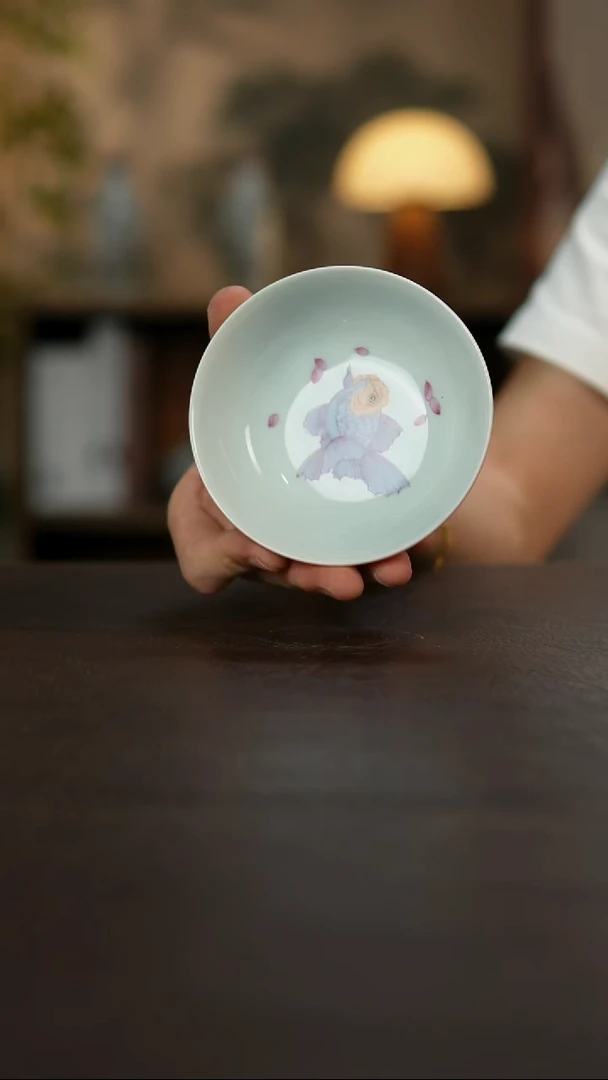 杯景德镇陶瓷杯碗柴烧多人