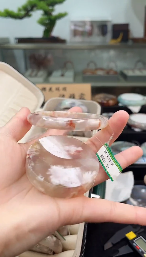 未镶嵌手镯石英质玉59圈口（赠品镯心）S986160
