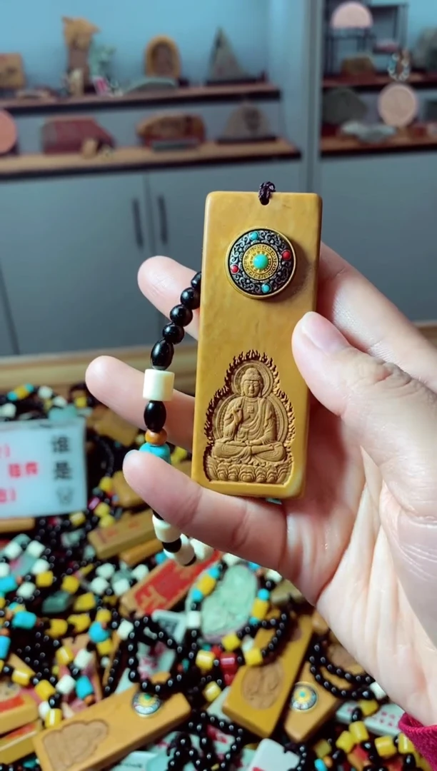 石材狗 石头把件挂件