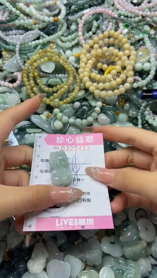 翡翠未镶嵌颈饰闪购0320453