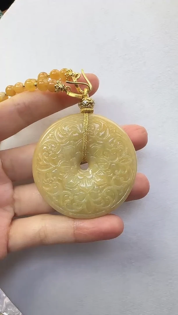 颈饰未镶嵌翡翠国风翡翠