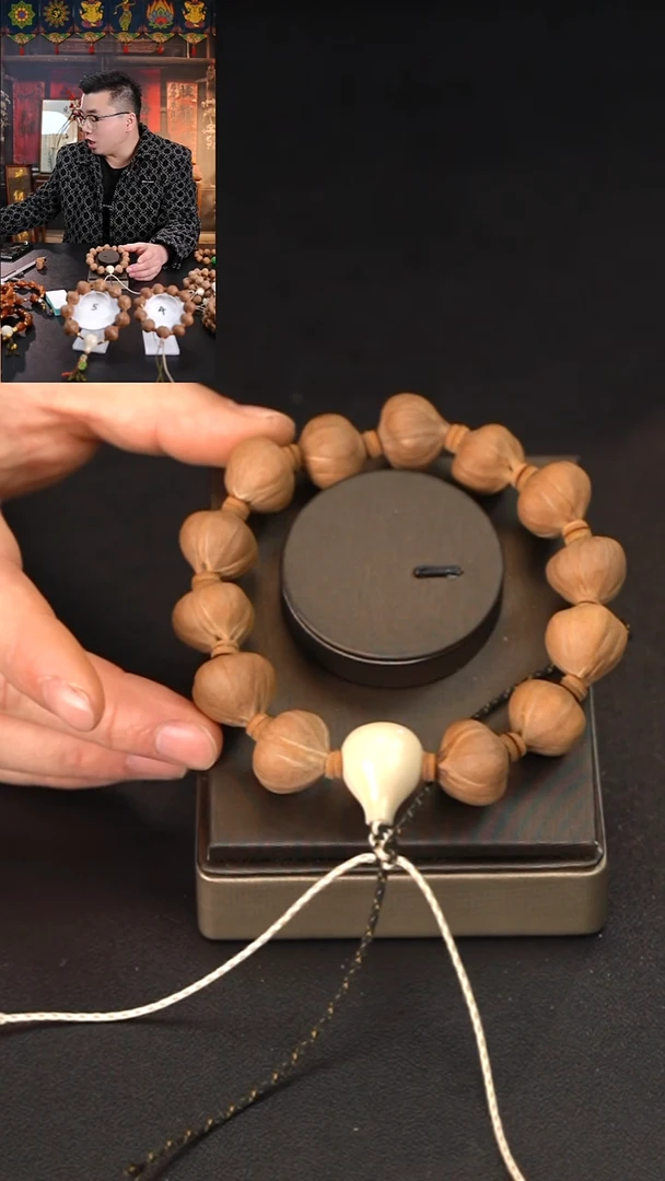 手串/手链橄榄核1.9正三花梅林水晶核