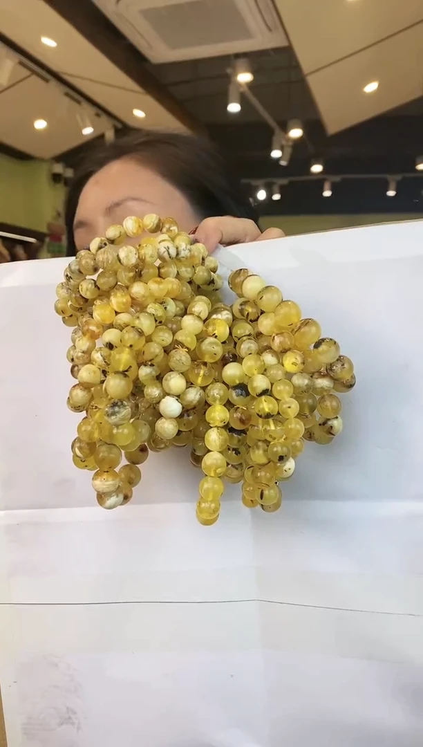 【闪购商品】琥珀手链未镶嵌多样性发一