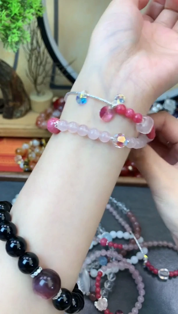 【闪购商品】水晶手链银S925镶嵌1285手串