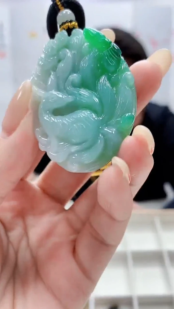 未镶嵌定制翡翠5060lr-毛货挂件76