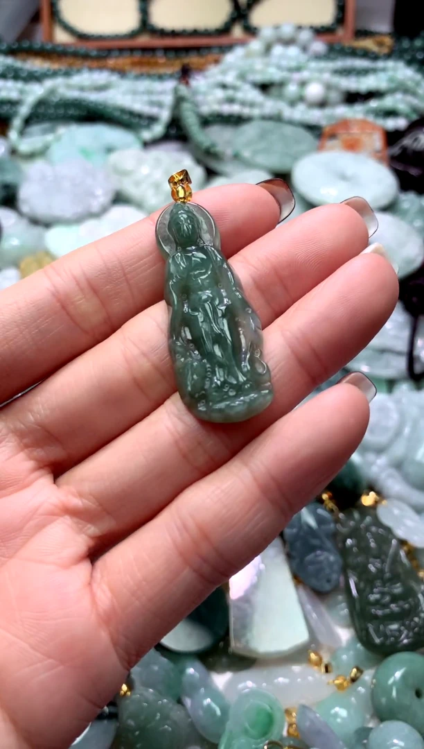 吊坠(不含链)未镶嵌翡翠1