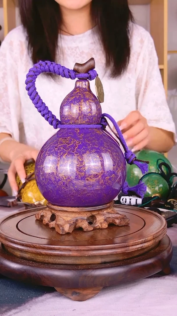 161一物一拍 大漆酒葫芦 真葫芦真大漆