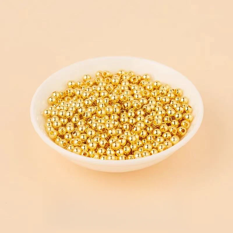 【金店补贴】素款光面金珠