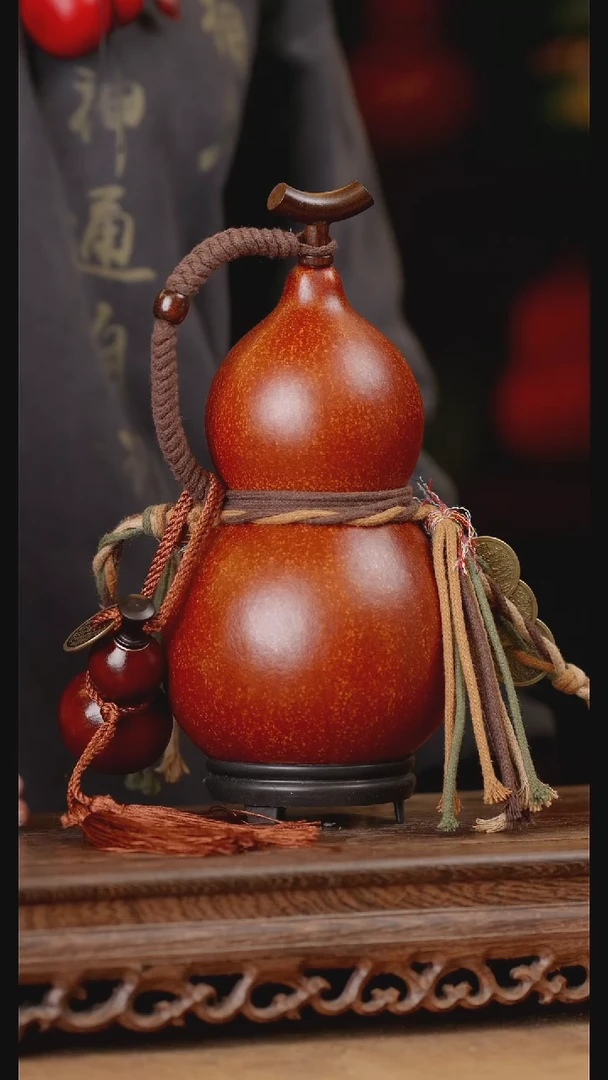 266号精品天然大漆酒葫芦一物一拍~