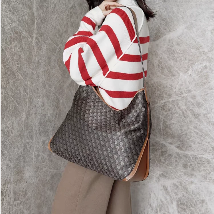 【迪】幸运胶囊hobo包包老花手提单肩斜挎包-DN6607