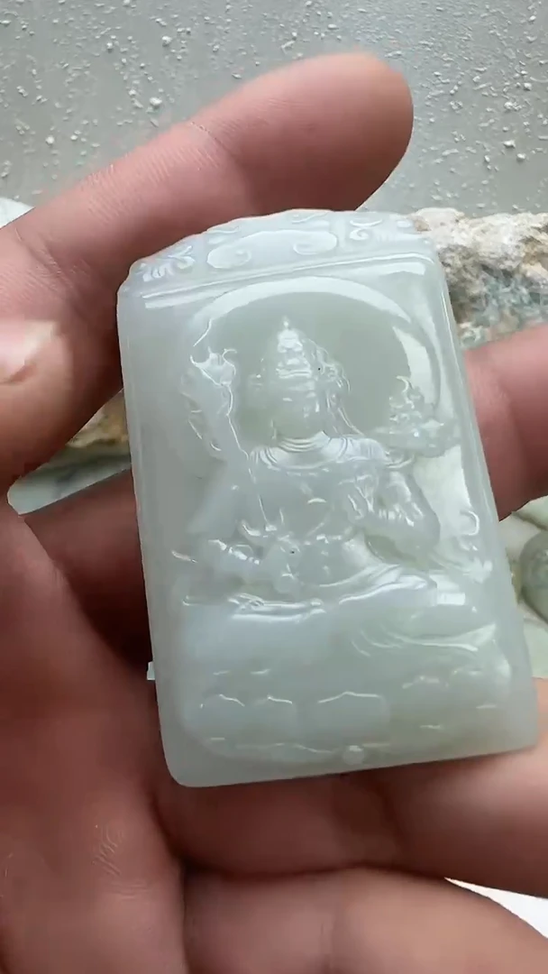 颈饰未镶嵌和田玉2