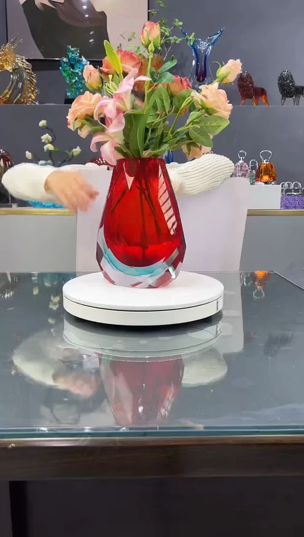 琉璃水晶琉璃花瓶1个