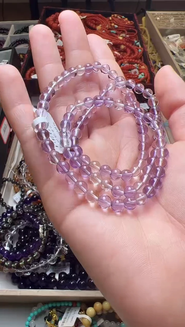 水晶手链未镶嵌水晶多圈手串