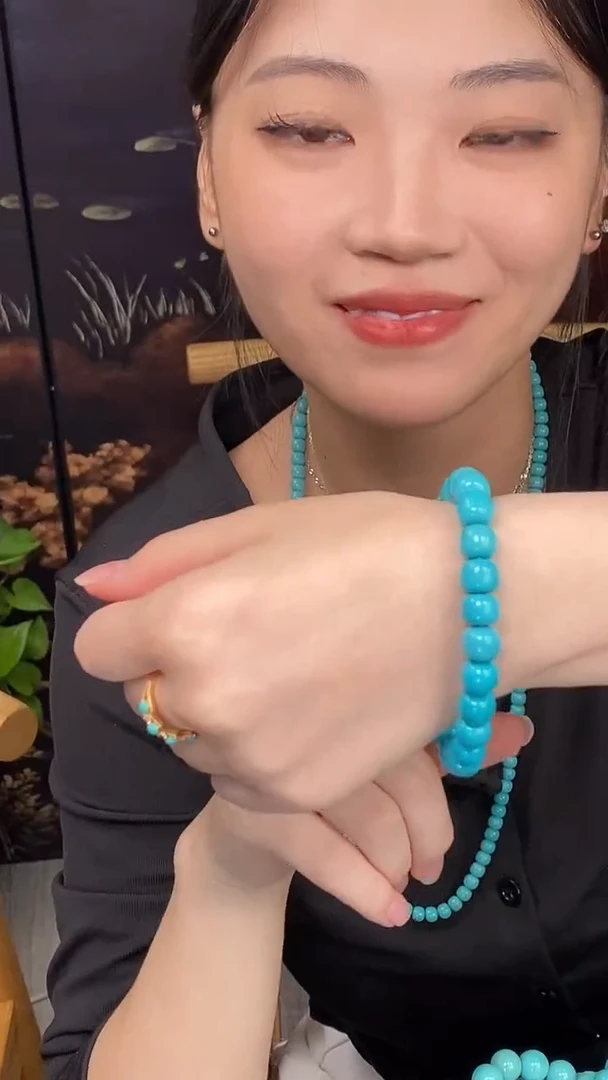 未镶嵌绿松石手串1