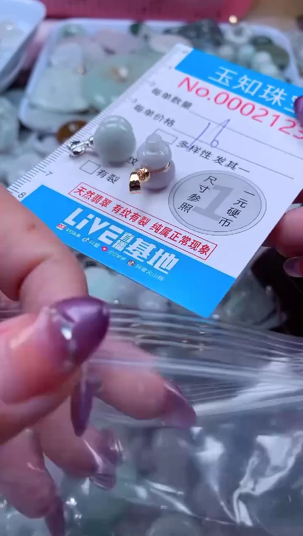 翡翠未镶嵌吊坠(不含链)2123