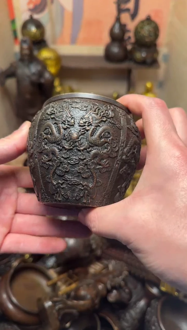 精品专属链接---【九龙护主茶叶罐】