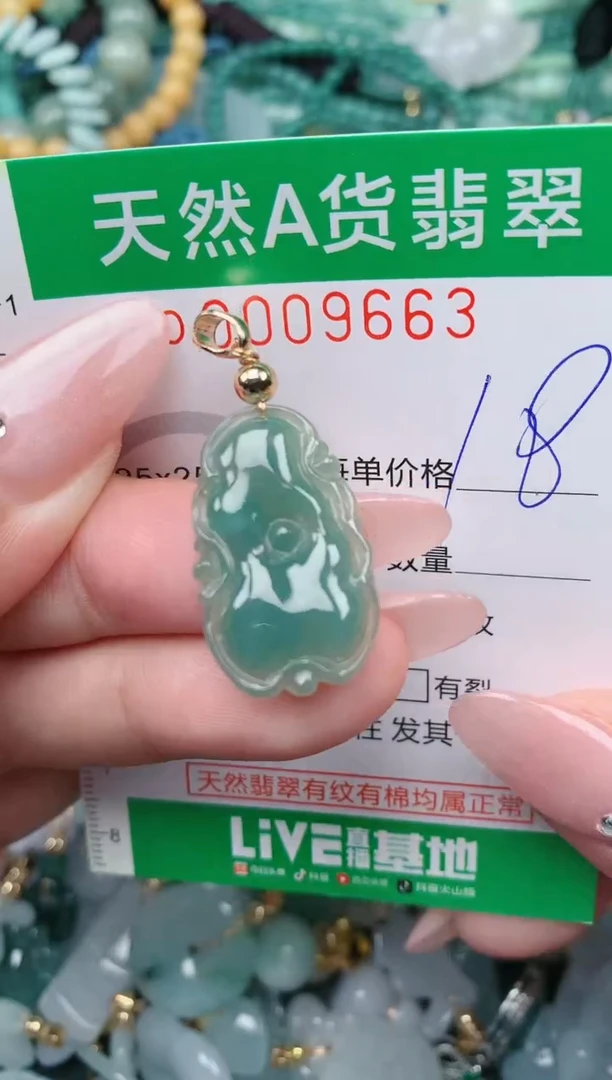 翡翠未镶嵌颈饰.0009663