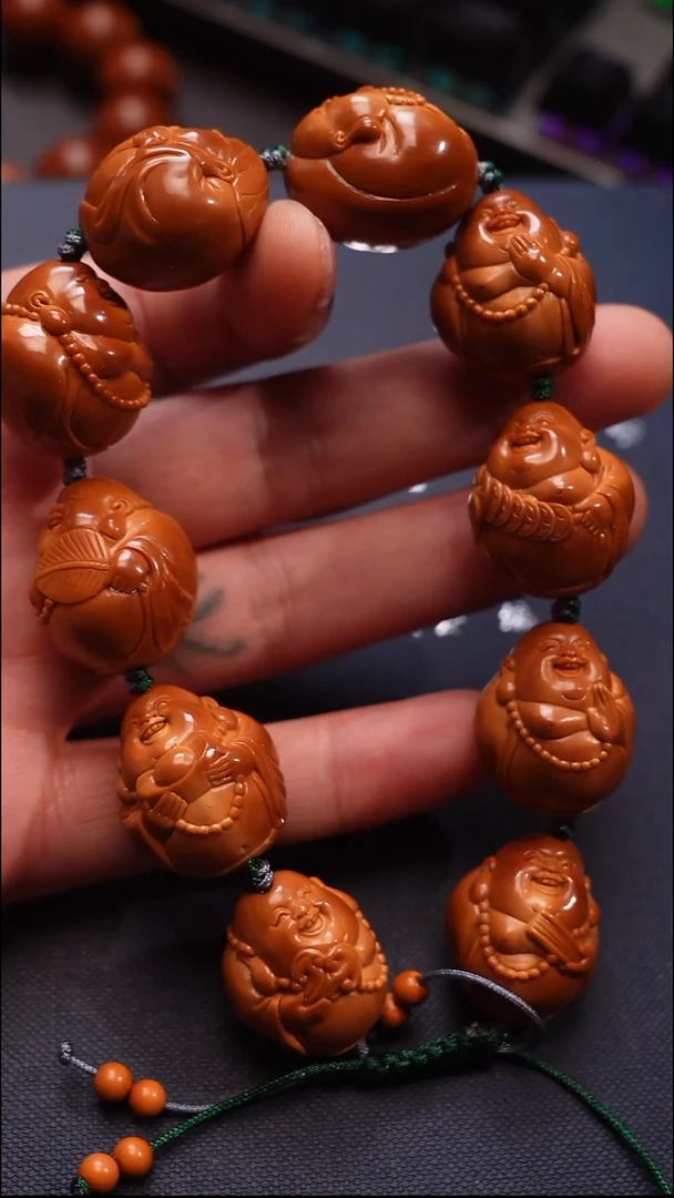手串/手链橄榄核捌***叔苏工橄榄核