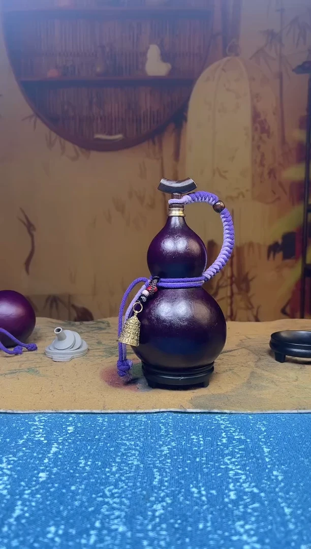 033-大漆酒葫芦（500ml左右）