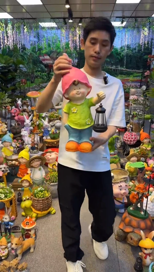 无花朵花园庭院摆件&00&