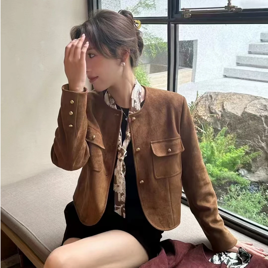 8175 春秋季新款女士高级感时尚洋气小香风外套 YS三楼