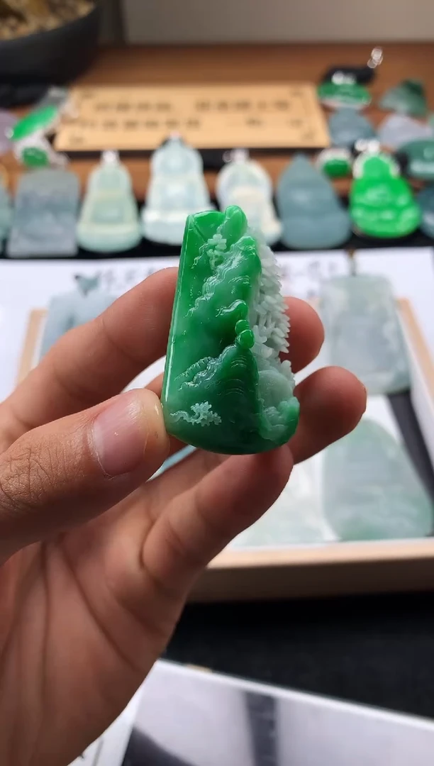 定制翡翠未镶嵌6960毛货不退不换