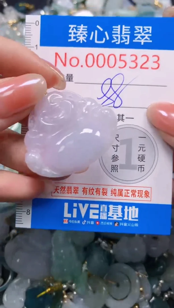 吊坠(不含链)未镶嵌翡翠5323