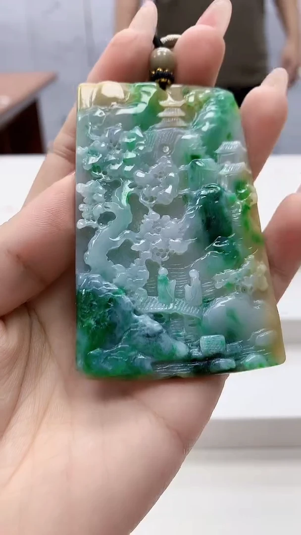 未镶嵌定制翡翠4917ty-毛货挂件146