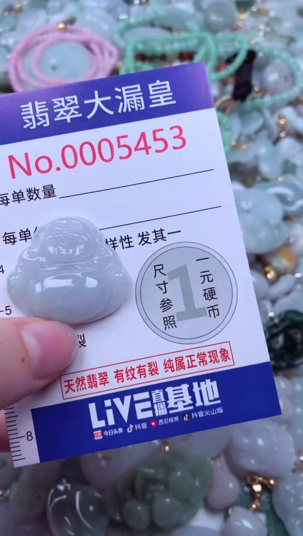 吊坠(不含链)未镶嵌翡翠5453