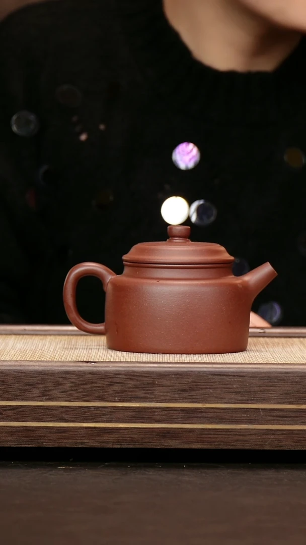 茶壶紫砂中槽清  德钟