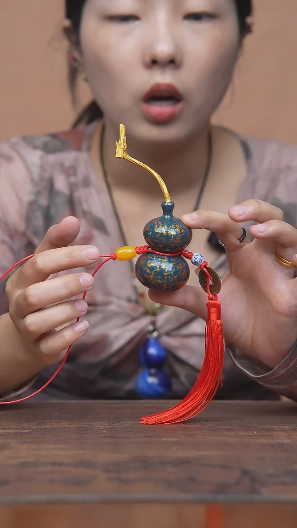 504号--------大漆小葫芦挂件