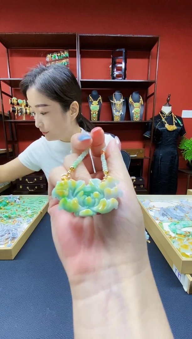 颈饰未镶嵌翡翠翡翠吊坠