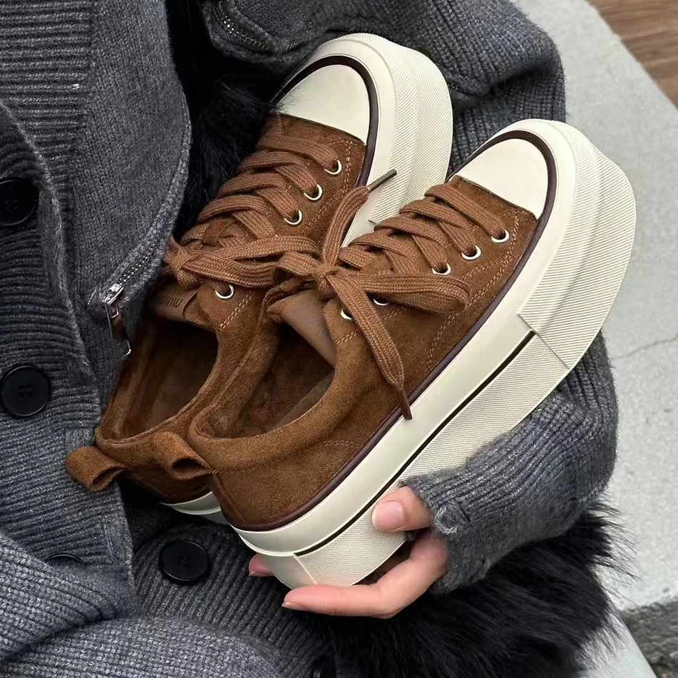 真皮系带百搭舒适休闲鞋女CSMY 678-2