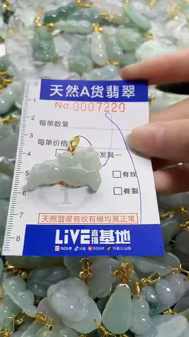 颈饰未镶嵌翡翠天然A货翡翠