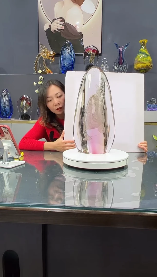 手工艺品琉璃 水晶琉璃月虹1个