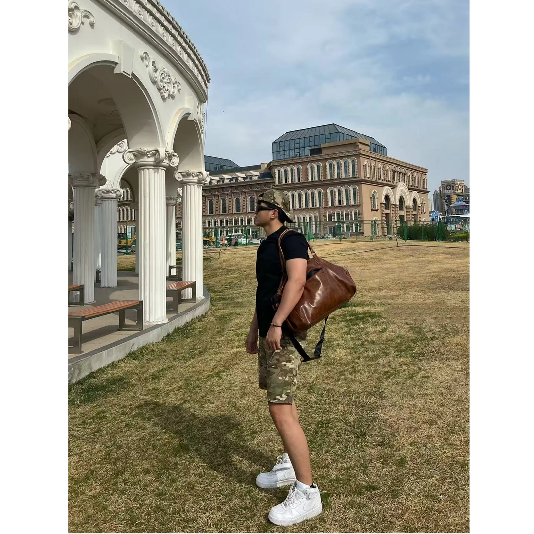 【狂客】先锋战术户外橘皮速干迷彩短裤弹力透气运动工装五分裤