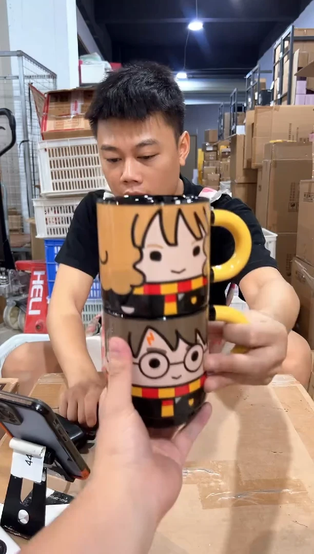 瓷片哈利波特情侣叠叠对杯