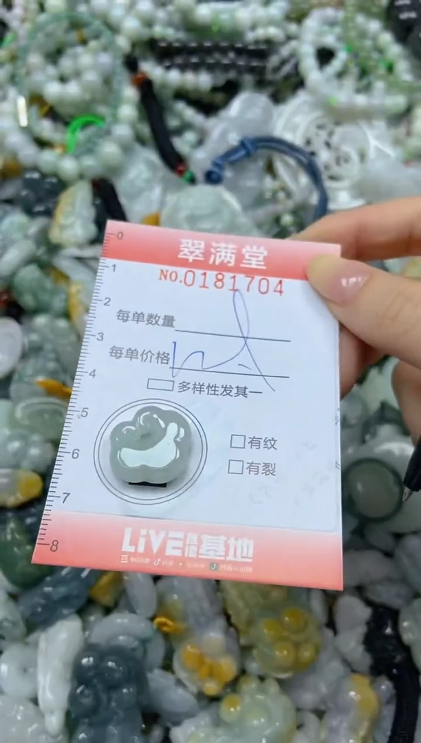 颈饰未镶嵌翡翠闪购0181704