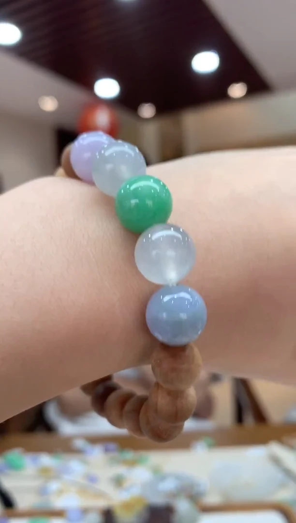 未镶嵌手串翡翠手串